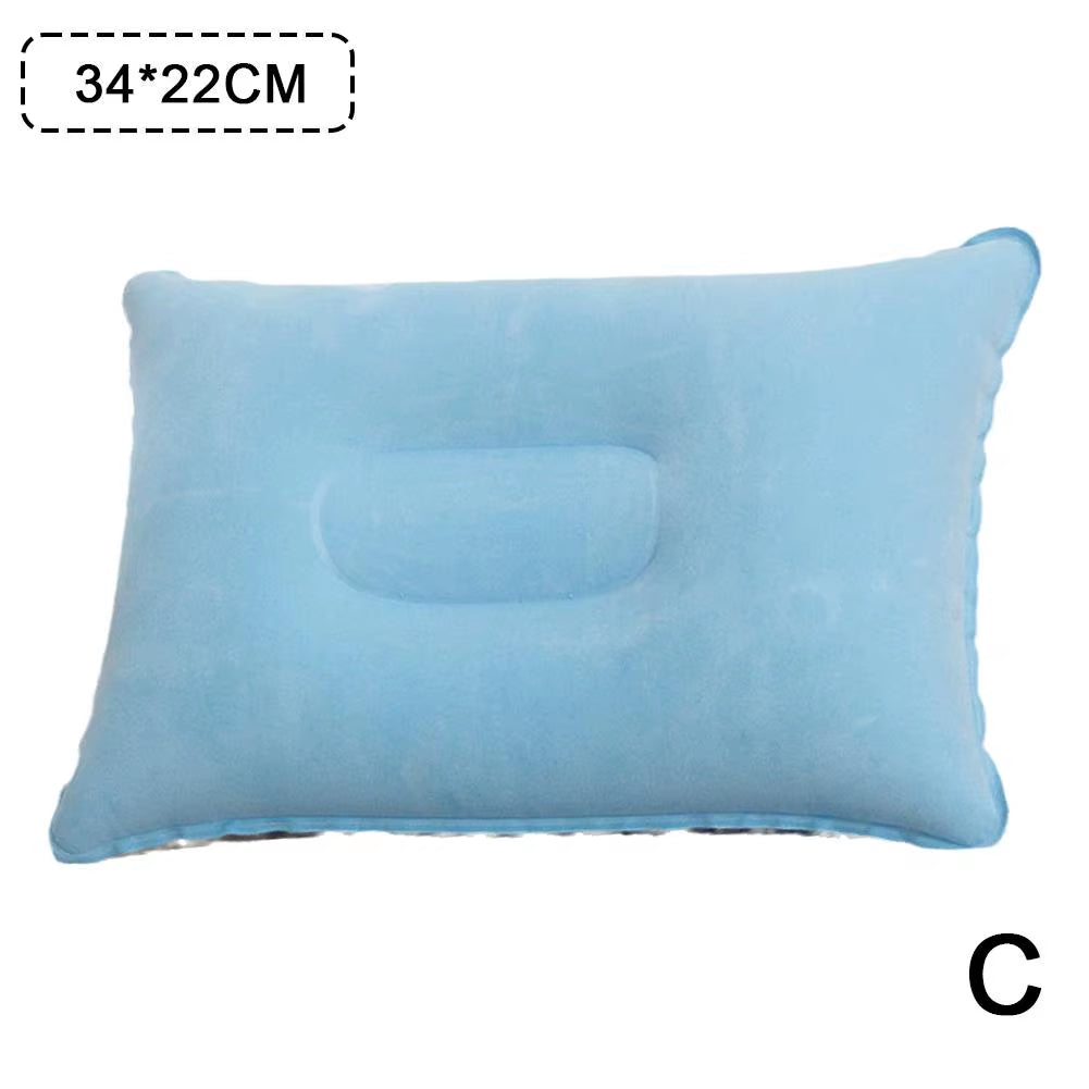 Outdoor Portable Fold Travel Sleep Pillow Camp Tent Pillow Equipment Pillow Comfortable Picnic Beach Camping Inflatable Bla G6X8