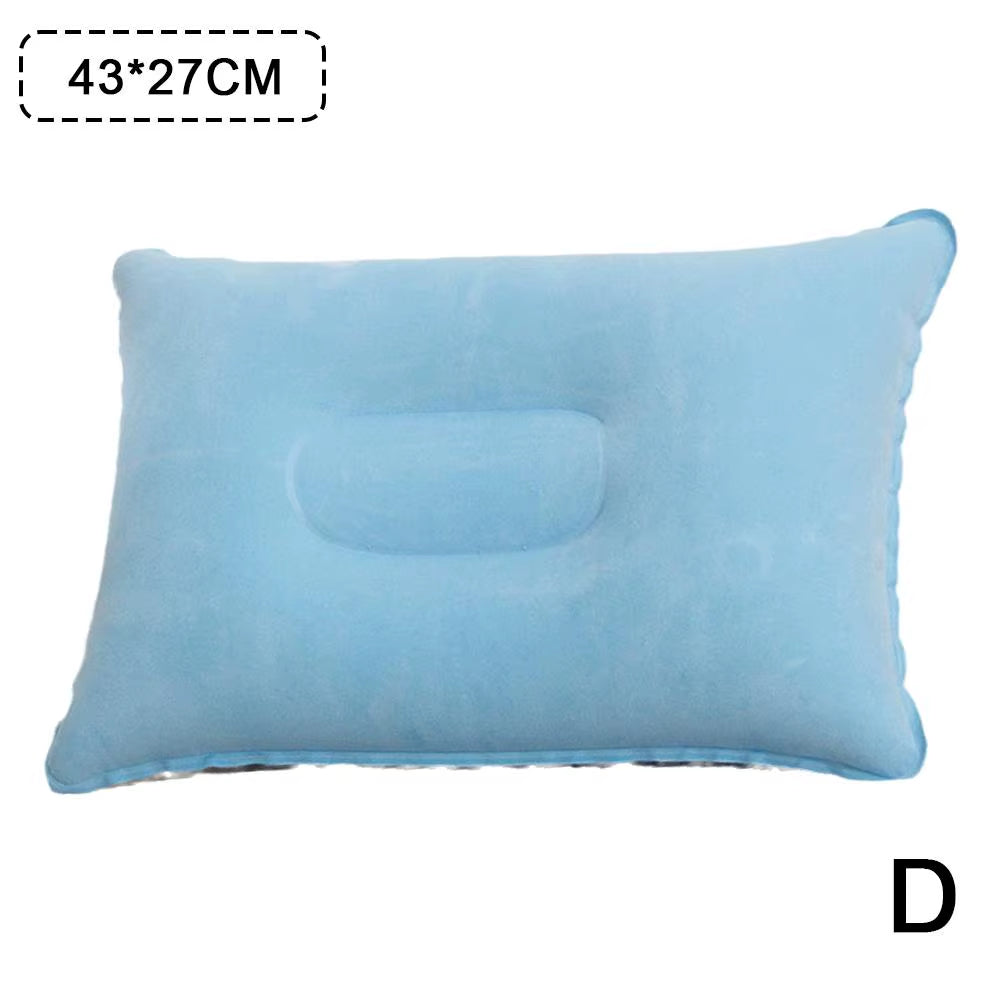 Outdoor Portable Fold Travel Sleep Pillow Camp Tent Pillow Equipment Pillow Comfortable Picnic Beach Camping Inflatable Bla G6X8