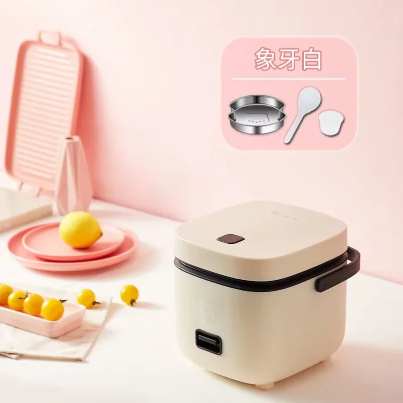 Dormitory Small Rice Cooker Household Mini Rice Cooker Smart Steaming 1-2 People Kitchen Old-Fashioned Appliances