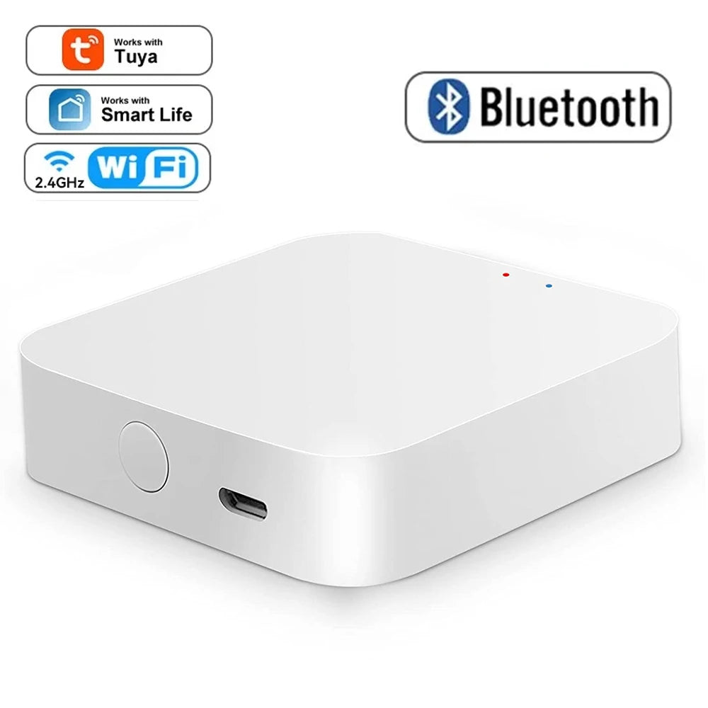 Tuya Zigbee 3.0 Smart Gateway Hub Smart Home Bridge Smart Life APP Wireless Remote Controller Works with Alexa Google Home