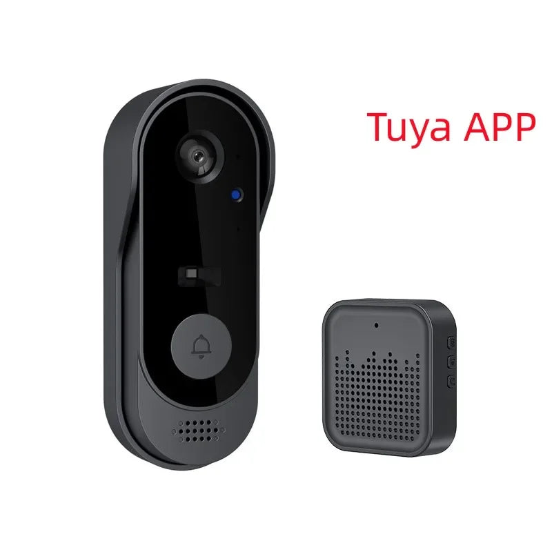 Tuya Doorbell with Camera Wireless Bundle Doorbell Smart Home Wlfl HD Outdoor Phone Camera Security Video Intercom Night Vision