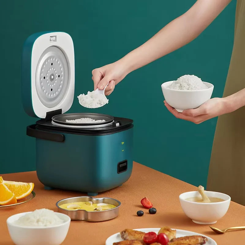 Dormitory Small Rice Cooker Household Mini Rice Cooker Smart Steaming 1-2 People Kitchen Old-Fashioned Appliances