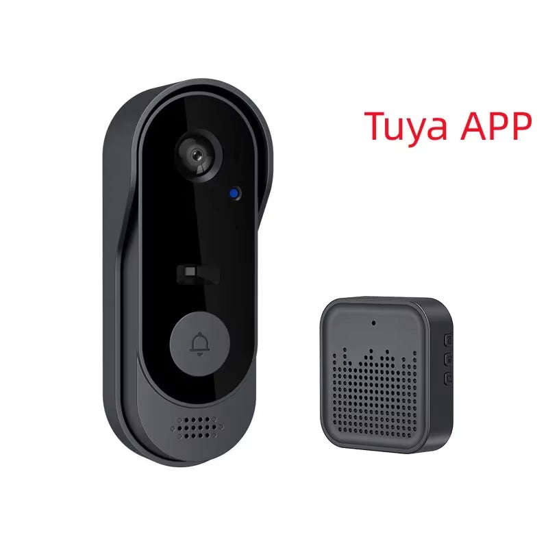 Tuya Doorbell with Camera Wireless Bundle Doorbell Smart Home Wlfl HD Outdoor Phone Camera Security Video Intercom Night Vision