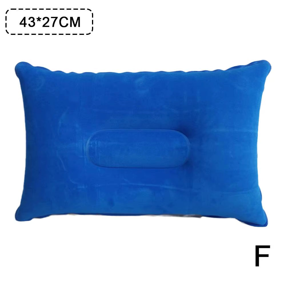 Outdoor Portable Fold Travel Sleep Pillow Camp Tent Pillow Equipment Pillow Comfortable Picnic Beach Camping Inflatable Bla G6X8